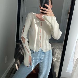 Pretty Little Thing cut out sleeve cardigan
